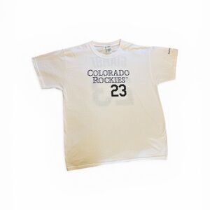 Colorado Rockies Jason Giambi Jersey T-Shirt - Men's XL🟣⚾️⚾️🟣